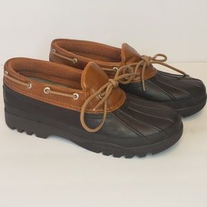sperry low boots